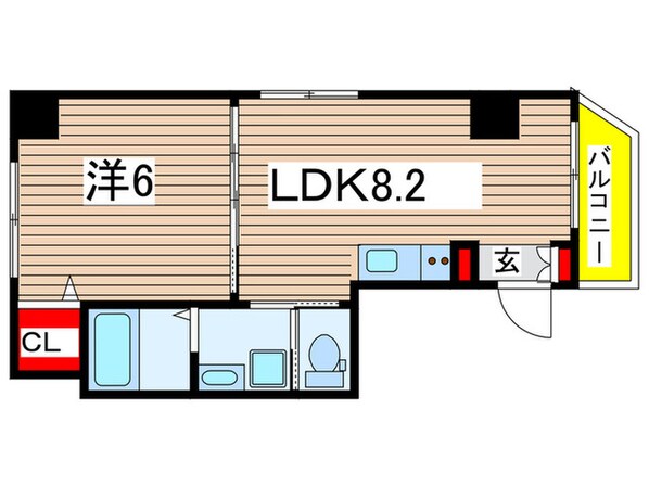 Comfair森下の物件間取画像